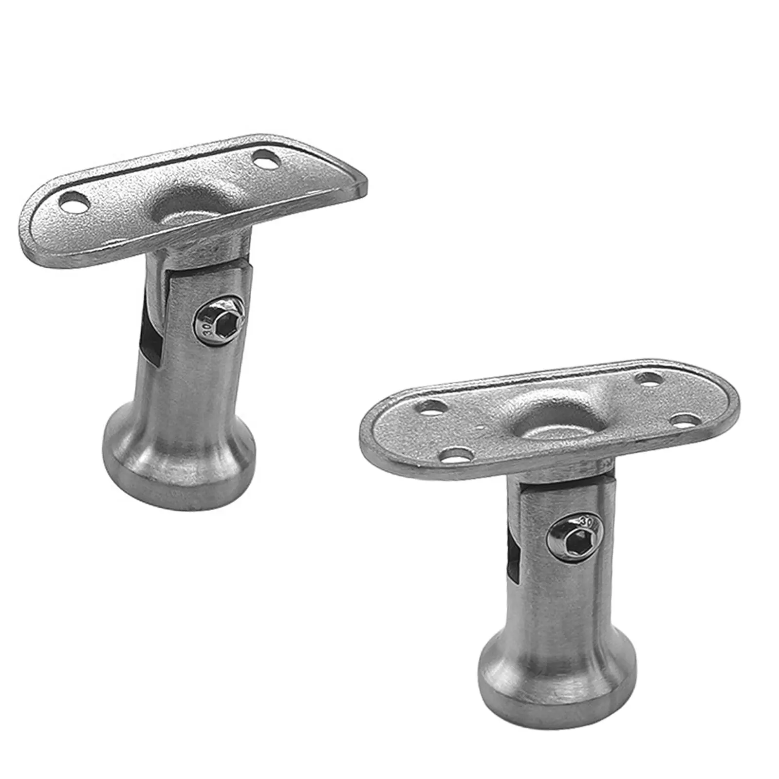 Banister Bracket Handrail Column Support Cast Railing Fittings Flat or Saddle Handrail Holder Stainless Steel for Domestic
