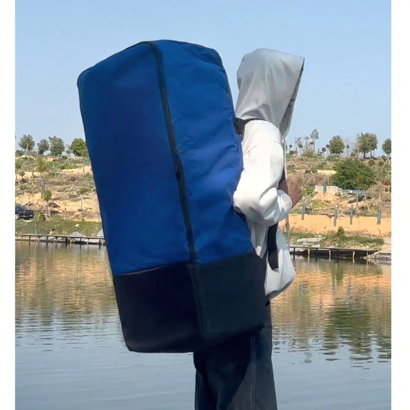 Multifunctional Water Ski Board Large Capacity Outdoor Water Sports Backpack, Hiking Tent Storage Bag, Durable Kayak Surfboard Sup Paddle Board Case
