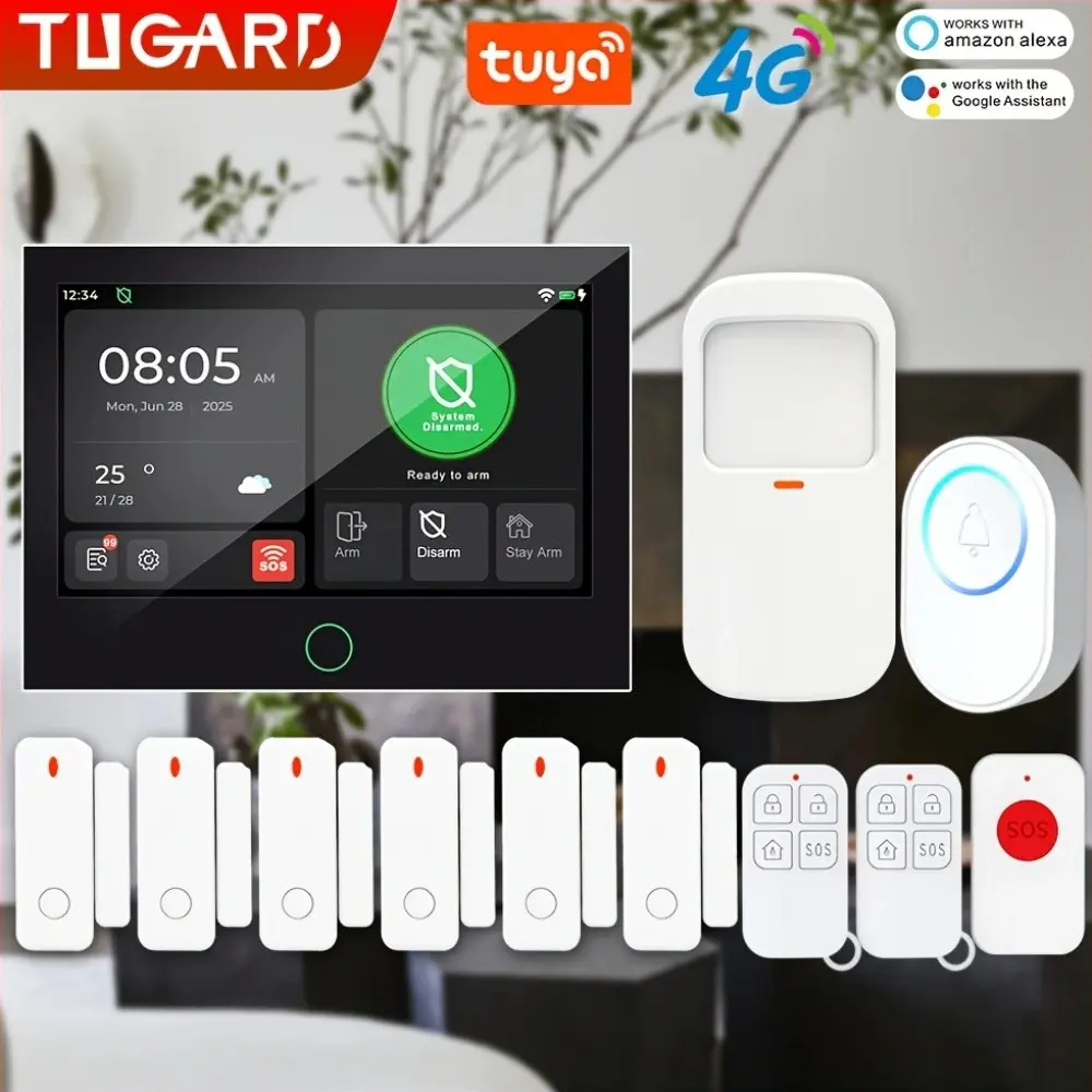 Smart Infrared Door Magnet Sensor, Wireless Installation, Real-Time Detection, Remote Alarm Via Phone, Home Security Device, Home Security System