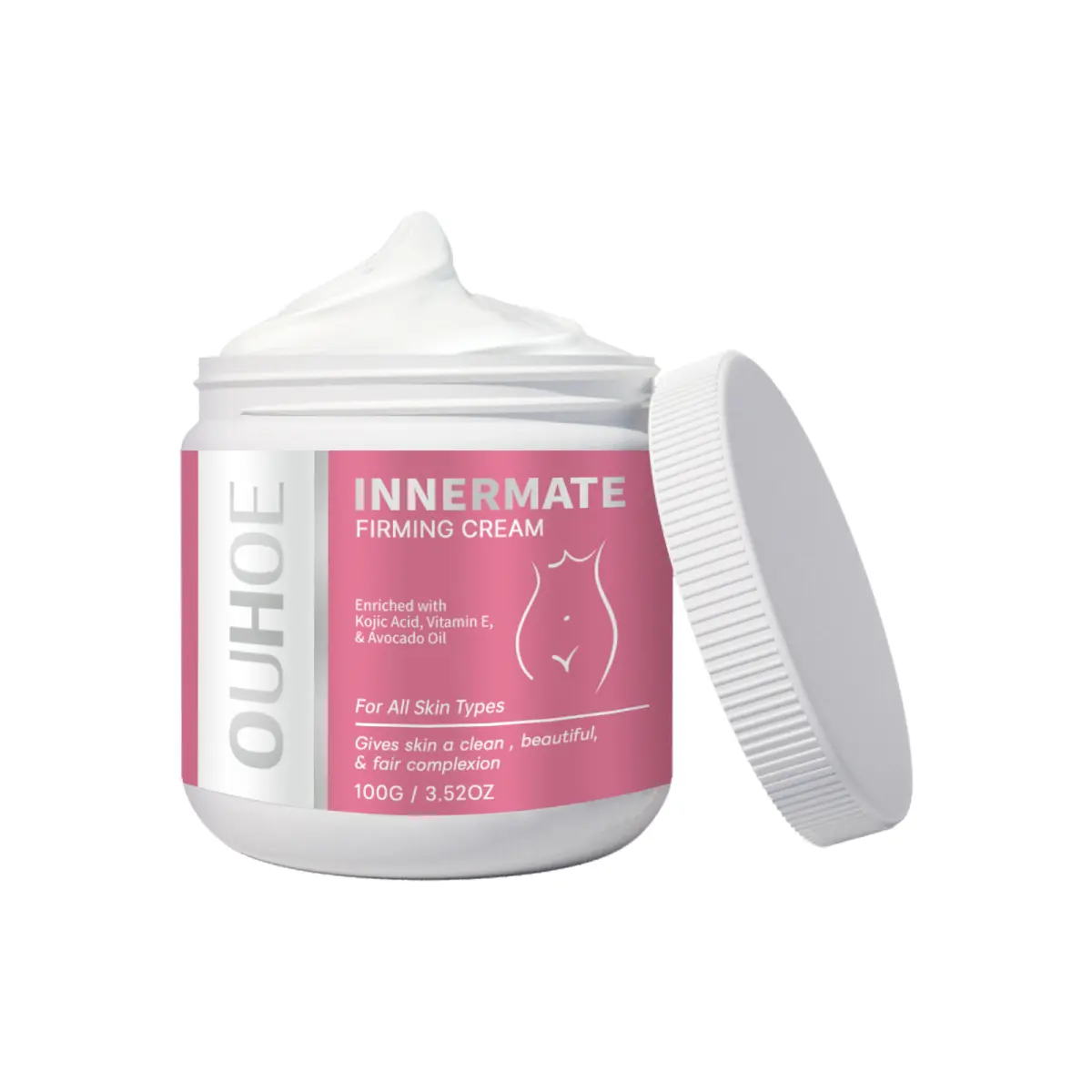 1pc - Body Brightening Cream, Underarm Inner Thigh Brightener, Kojic Acid, Vitamin E, Hydrating Formula, Even Skin Tone, Elbow Knee Moisturizer