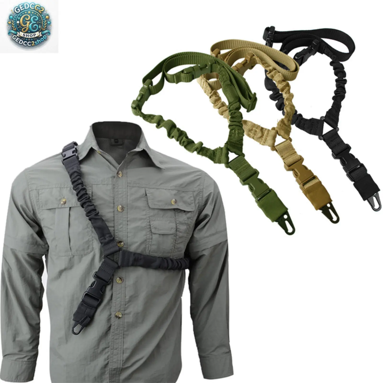 Unisex Multi-Size Heavy-Duty Nylon Strap - Multi-Purpose Sports & Outdoor Accessory, Shoulder-Fit Addition for Camping, Gym Bag Use