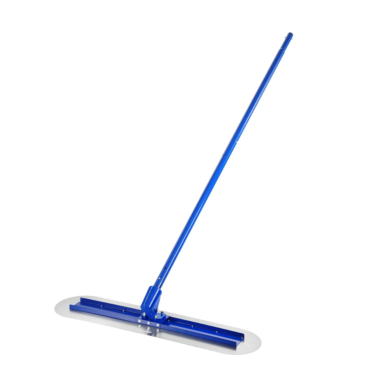 VEVOR Bull Float Magnesium Concrete Float, 47.24x 11.8 Inch Round End Concrete Float Tool with 4 Aluminum Alloy Replaceable Handles, Cement Finishing Float for Various Industrial Applications