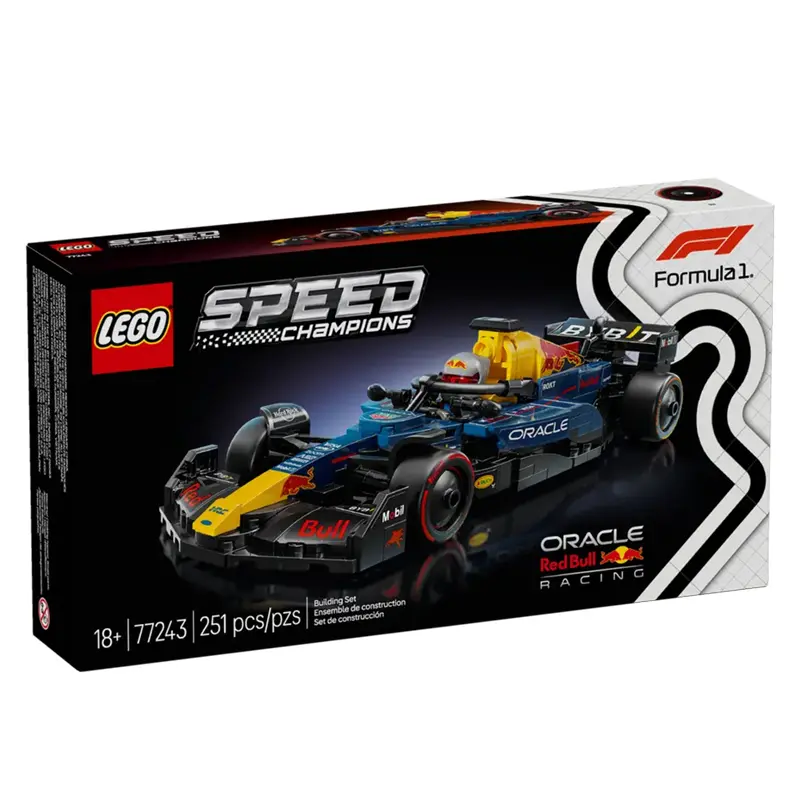 LEGO Speed Champions Oracle Red Bull Racing Formula 1 Car 77243 251 Pieces Building Set for Ages 18+