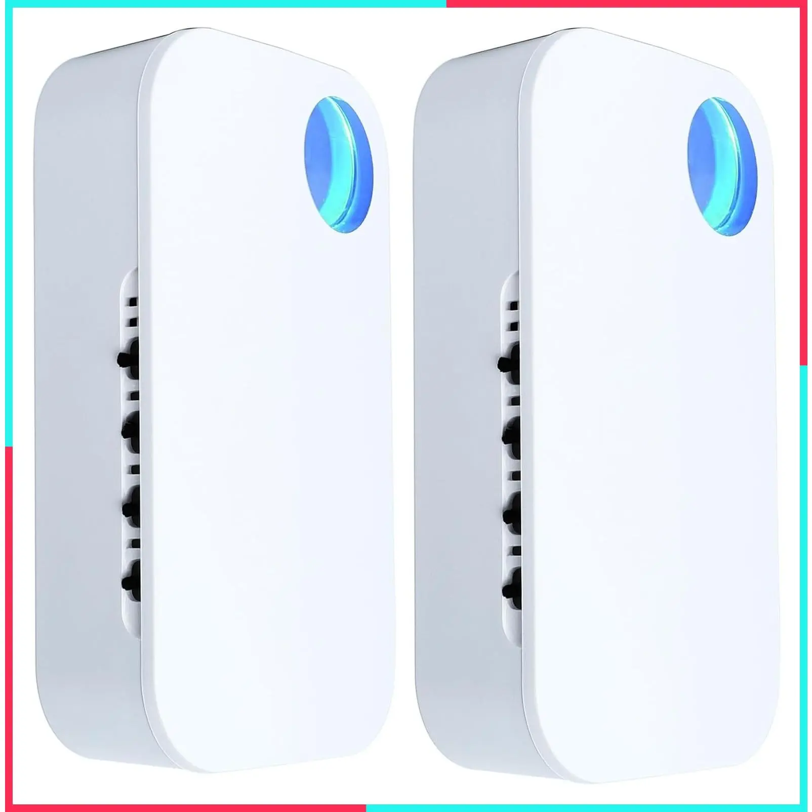 Plug-In Air Purifier for Home & Office – Quiet Ionic Air Ionizer, Portable for Bedroom, Living Room, Bathroom (2-Pack)