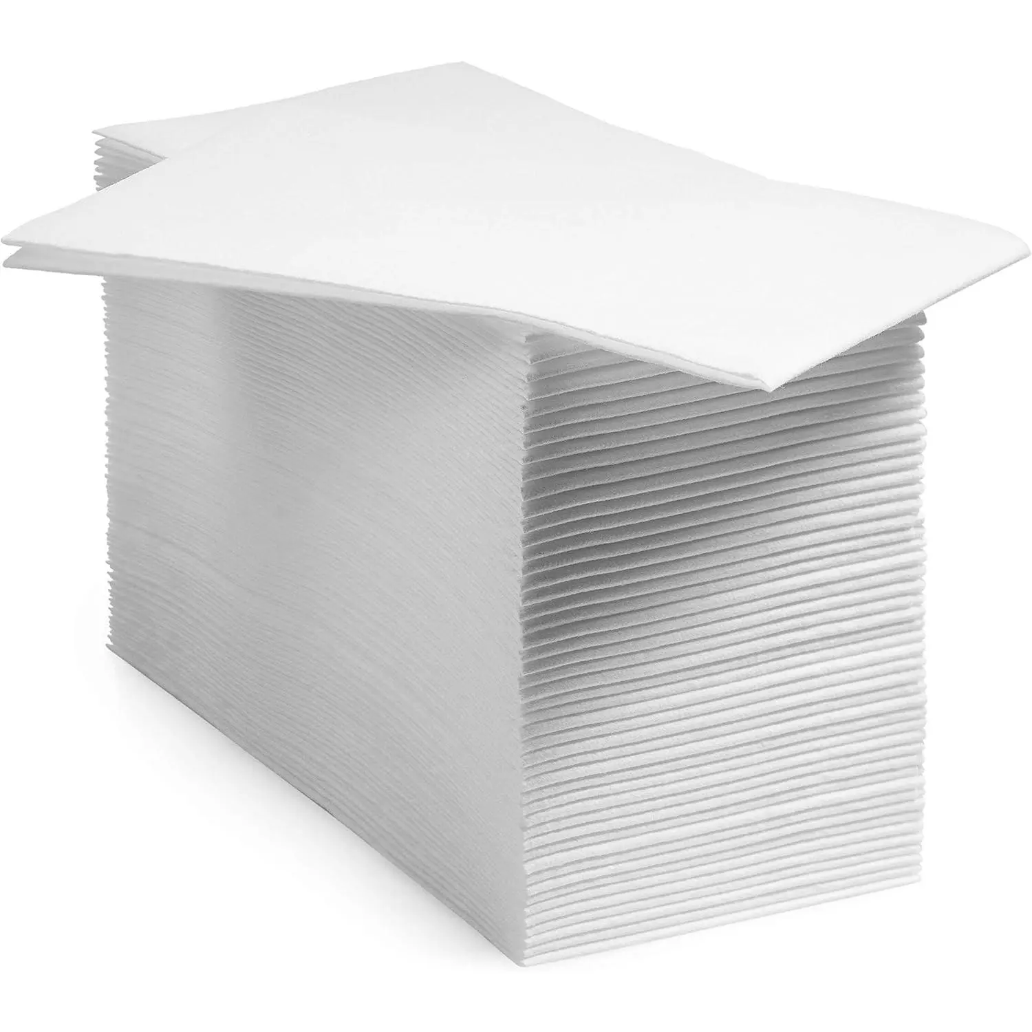 200 Pack Disposable Guest Towels for Bathroom, Linen-Feel Hand Towels | Thick and Absorbent Cloth-Like Paper Napkins, Made in USA, White, 12x17 in, for Parties, Weddings, Events, Guest Bathrooms