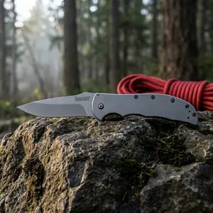 Two-Piece Multi-Functional Hiking Camping Folding Knife, High-Quality Jungle Portable Pocket Knife, 8cr13mov Blade, 420 Steel Handle, Outdoor Fishing Tool, Outdoor Knives