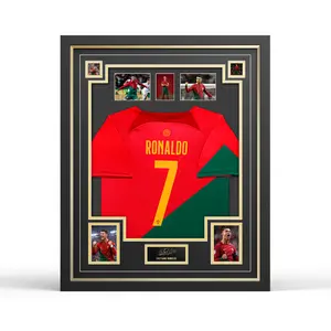 CCDCC   28.3"x34.6" Jersey Framed Display – Authentic Sports Jersey Frame for Football, Basketball, Baseball | Wooden Memorabilia Case with Photos & Signature | Perfect Gift for Him, Dad, Boyfriend, or Teen
