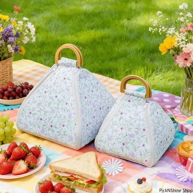 Thickened Foldable Portable Waterproof Picnic Blanket with Carry Handle - Insulated, Easy-to-Clean Outdoor Leisure Mat & Seat Cushion for Family Camping, Park
