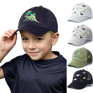 Unisex 2026 Summer Solid Mesh Sports Cap, UV Protection Breathable Peaked Hat, Kid Sizes Available, Lightweight Outdoor Sun Hat