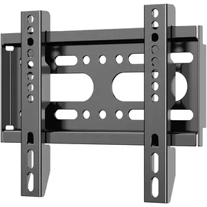 TV Wall Mount for 14-42 inch Flat Screen TVs, Small Bracket fits 19-40 inch TV, VESA Up to 200x200mm 55lbs Max Load, Easy Install Low Profile Monitor Mount Bracket