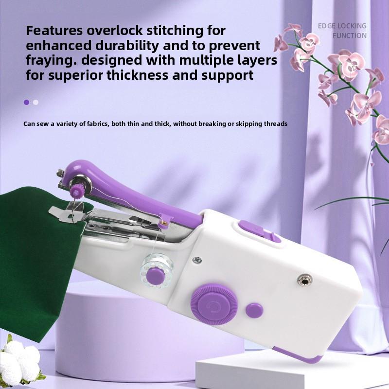 Handheld Electric Sewing Machine Compact Easy to Carry Resistant to Thread Breakage