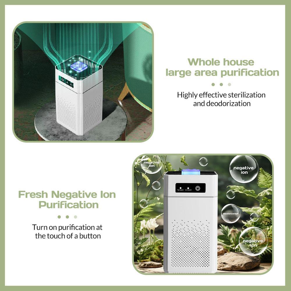 Portable Negative Ion Air Purifier with HEPA Filter, With 2 High Quality Filter Cartridge, USB Powered Use, Remove Odor and Dust, Enhance Indoor Air Quality, Suitable for Indoors, Offices, Bathrooms, and Bedrooms Portable Negative Ion Air Purifier with HEPA Filter, With 2 High Quality Filter Cartridge, USB Powered Use, Remove Odor and Dust, Enhance Indoor Air Quality, Suitable for Indoors, Offices, Bathrooms, and Bedrooms