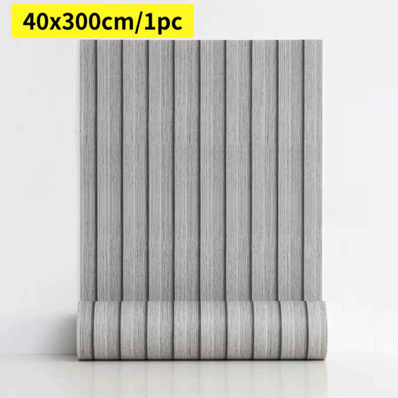 Self-Adhesive Bathroom Wallpaper Peel And Stick, 40x300cm Roll, Waterproof Thick 3D Wall Protector, Affordable High-Quality Background Wall, Batch Number 2026