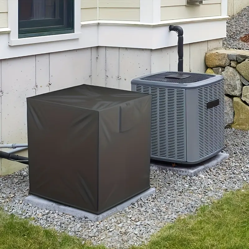 Full Coverage Outdoor Ac Cover, 32x30x30 Inches, Durable Protection for Air Conditioners, Effective Weather Shield, Oxford Cloth Cover