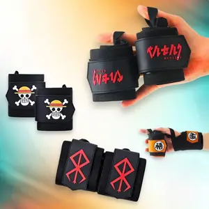 Naruto anime fitness essential wristband for men weightlifting bench press support strap, compression sports protective gear sprain protection bandage specialized for strength training birthday holiday anniversary gift for boyfriend  family members