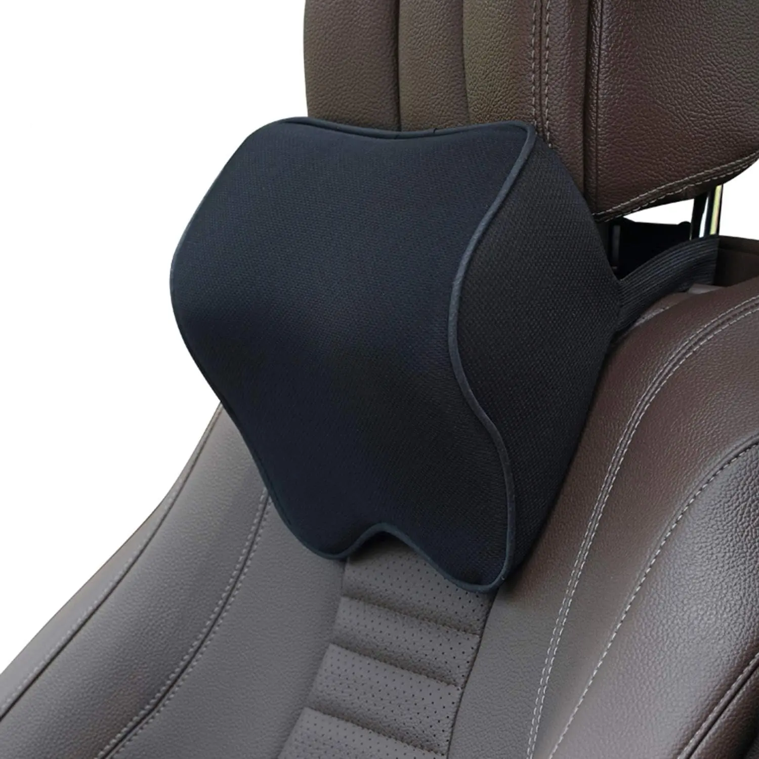 Car Seat Neck Pillow, Headrest Cushion Relieve Neck Pain  & Muscle Tension,100% Memory Foam Neck Support Head Pillow  Ergonomic Design