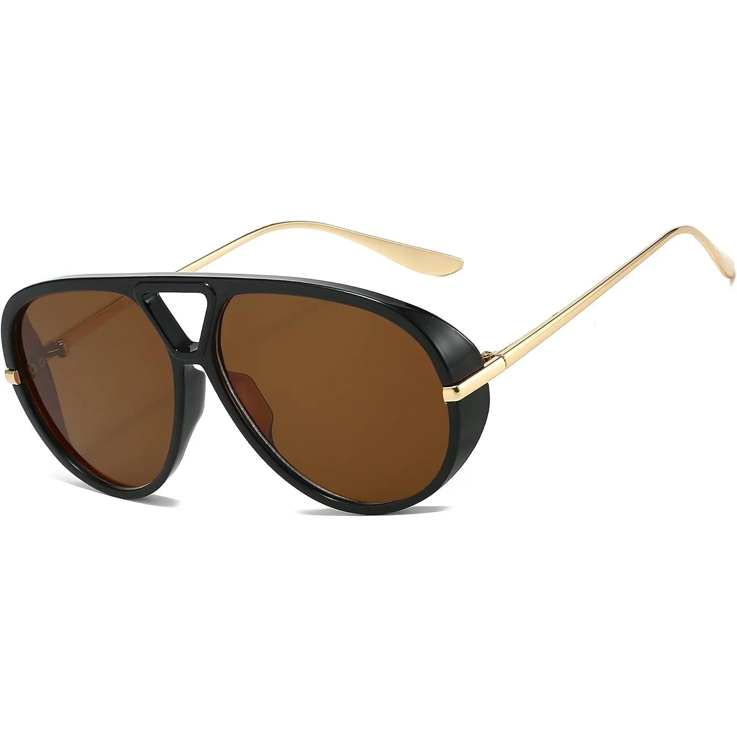 Trendy  Aviator Sunglasses for Women Men Retro Aviators Sun Glasses Metal  Aviators Sunglasses