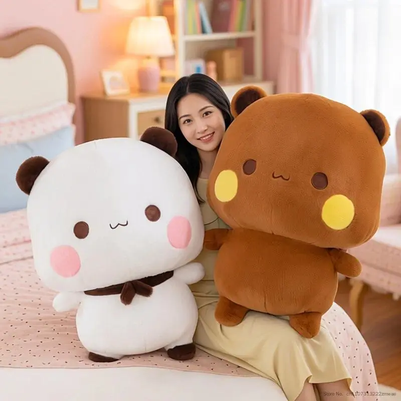 2026 New 35cm Panda Bubu And Yier Plush Toy，Official Original Cute Panda Bubu And Dudu Anime Popular Plush Doll Birthday Gift