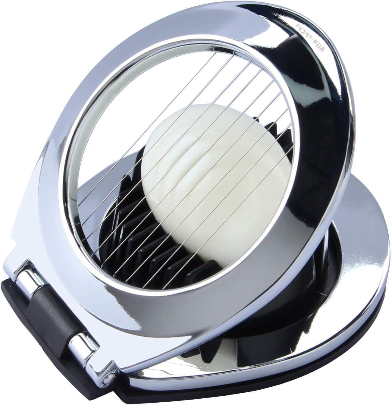 Multi Function Stainless Steel Egg Slicer Hard Boiled Eggs Dishwasher Safe Heavy Duty Egg Cutter Kitchen Helper Multi Function Stainless Steel Egg Slicer Hard Boiled Eggs Dishwasher Safe Heavy Duty Egg Cutter Kitchen Helper
