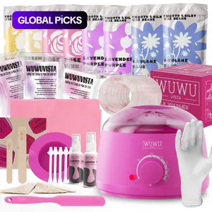Skincare Waxing Kit, Home Waxing Kit, 79pcs/box Waxing Set, Waxing Machine & Waxing Beads & Tools, Professional Hair Removal Kit for Women & Men Whole Body Parts #GLOBAL PICKS