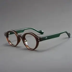 2026 Retro Round Tortoiseshell Glasses, Unisex Vintage Sports Eyewear, Lightweight Stylish Optical Frames