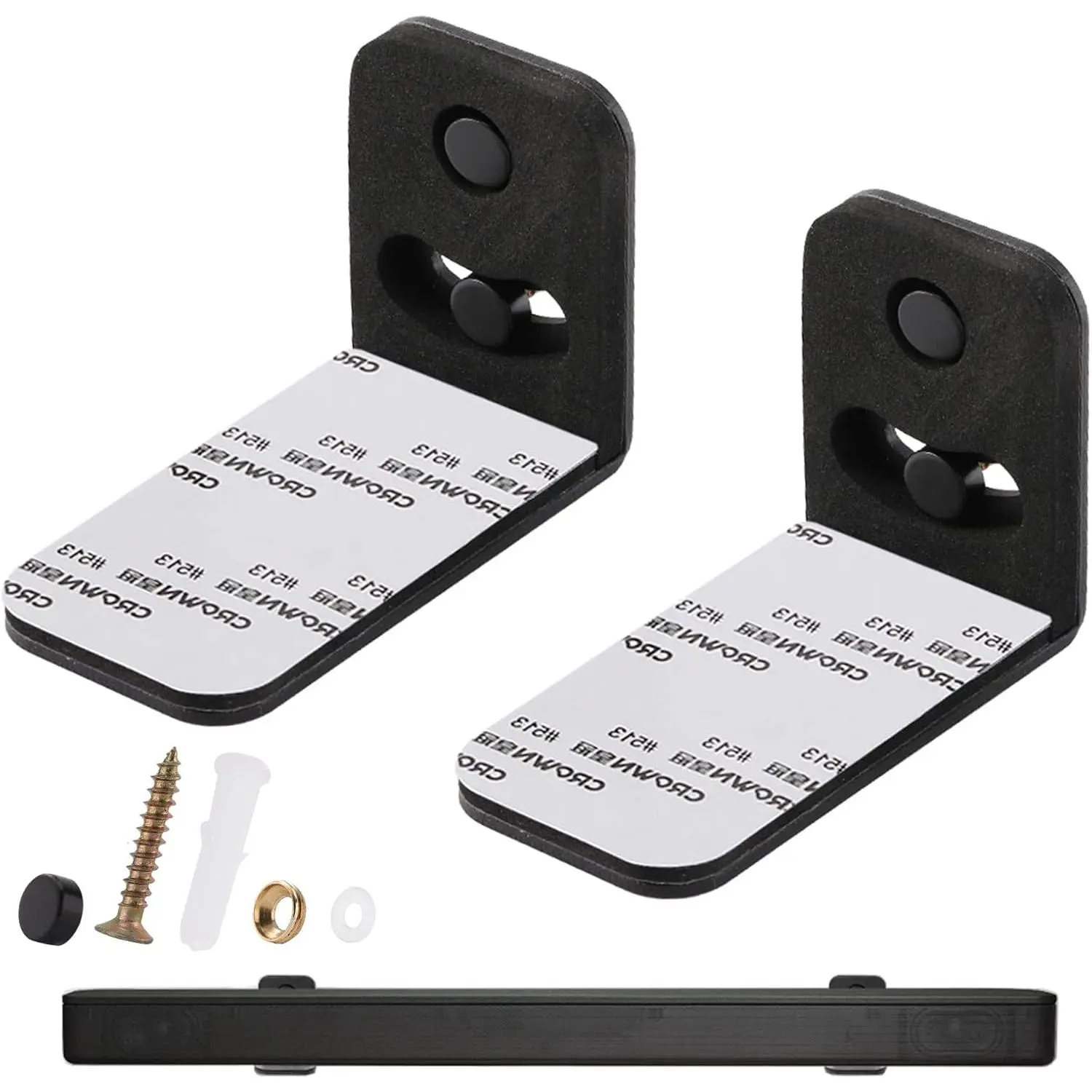 Universal Sound Bar Mount Brackets Wall Mount Shelf for Samsung, Sony, LG, JBL, Polk Audio, Vizio, Roku, Bose, Onn Soundbar Mount Mounting Bracket,Protective,Case,Ultra,HD,tall,tripod,effect,