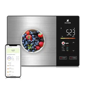Smart Kitchen Scale with Nutrition Calculator, Bluetooth-compatible Connected, 999+ Ingredients, Calorie Tracking, 24 Nutrient Analysis, 5000g Capacity