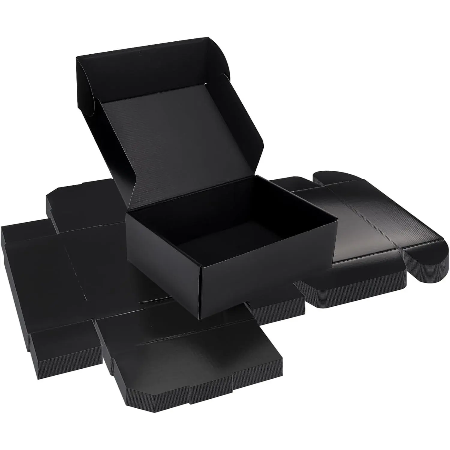 12x9x4 Black Shipping Boxes 20 Pack, Large Cardboard Mailer Boxes for Small Business Shipping Packaging