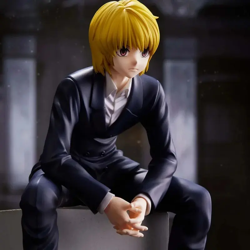 14cm Kurapika Action Figure - HUNTER x HUNTER PVC Miniature, Cute Detailing Ornament Collectible for Anime Enthusiasts, Garage Kit Toy Model, Collectibles, Anime Collectors