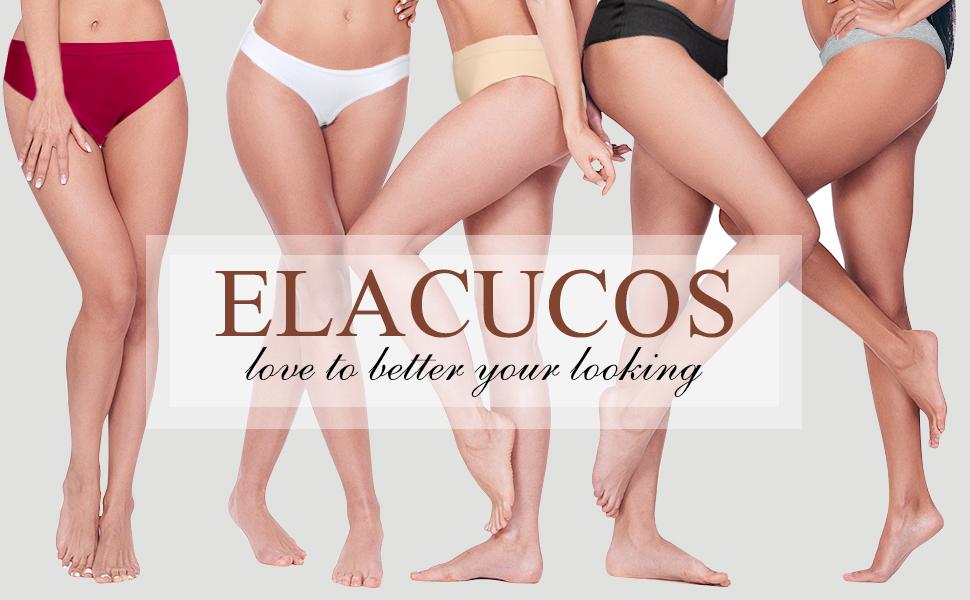 6 Pack Women's Thongs Cotton Breathable Panties Bikini Underwear