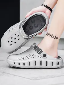 Unisex Thick Soled Soft Comfortable Clogs For Men Women Non Slip Breathable Outdoor Indoor Casual Fashion Slip On Water Shoes For Beach Garden Daily Wear Outdoor Summer Slippers