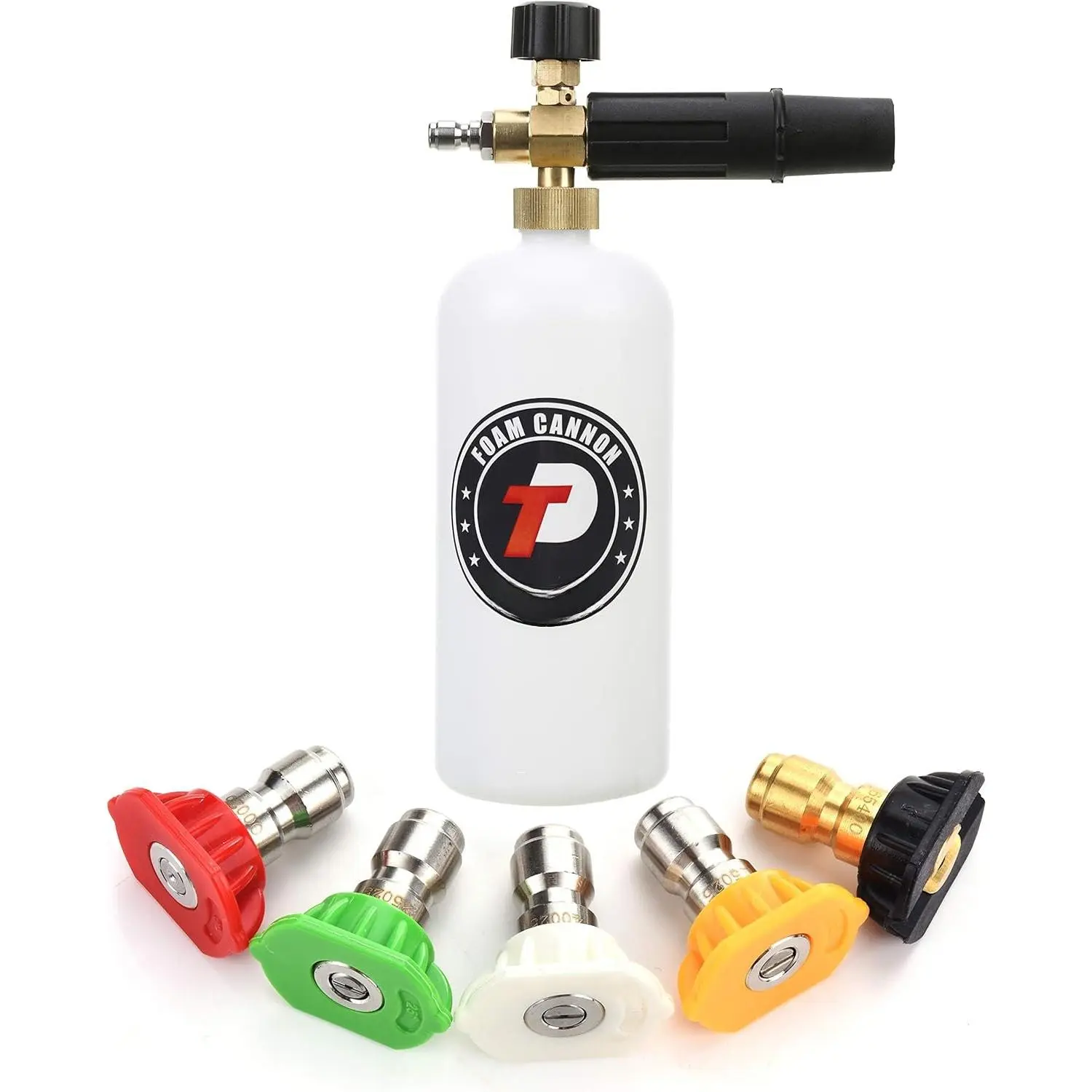 Cannon with 1/4 Inch Quick Connector, 1 Liter, 5  Washer Nozzle Tips