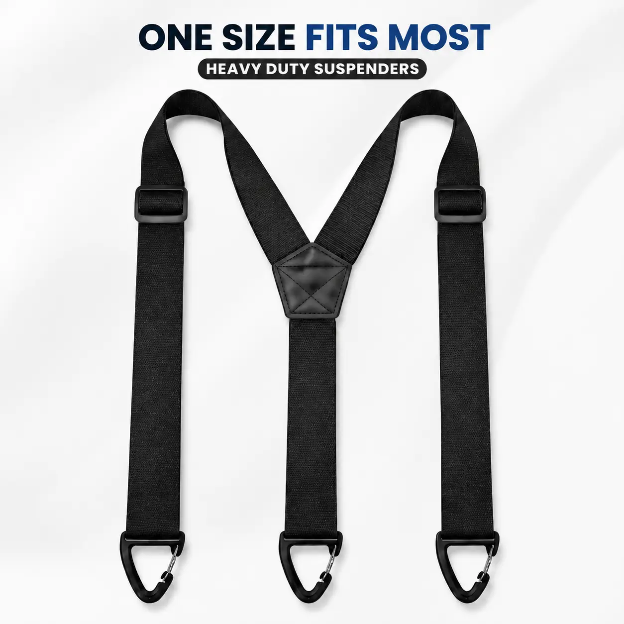 Unisex Hidden Suspenders Under Clothes Adjustable 1.5 Inch Invisible Elastic Suspenders with 3 Snap Loops for Men and Women