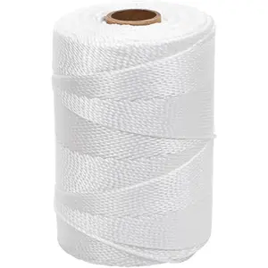 White Nylon String 500 ft 2mm Nylon Cord Twine for Garden Tomato Climbing  Floristry Fishing Wrapping Camping Outdoor  Netting  Improvement