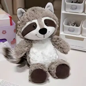 Cute Wildlife Cross-Border Raccoon Plush Toy, Soft Stuffed Animal Companion Doll, Perfect Gift for Birthday, Cozy Sleep Buddy