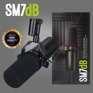 SM7dB Professional Dynamic Microphone with Built-in Preamp, High Gain & Low Noise Vocal Mic for Recording, Live Streaming & Podcast