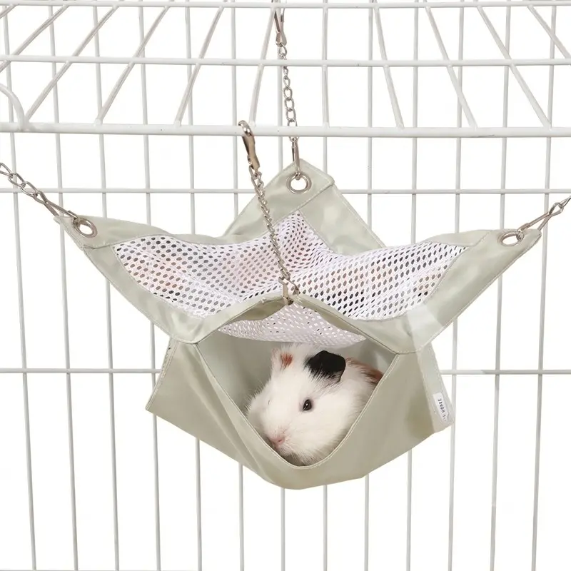 Hamster Hammock All Seasons, Breathable Waterproof Top, Guinea Pig & Ferret Sleeping Bag, Guinea Pig Hideout, Hanging Pet Bed, Small Animal Swing Nest