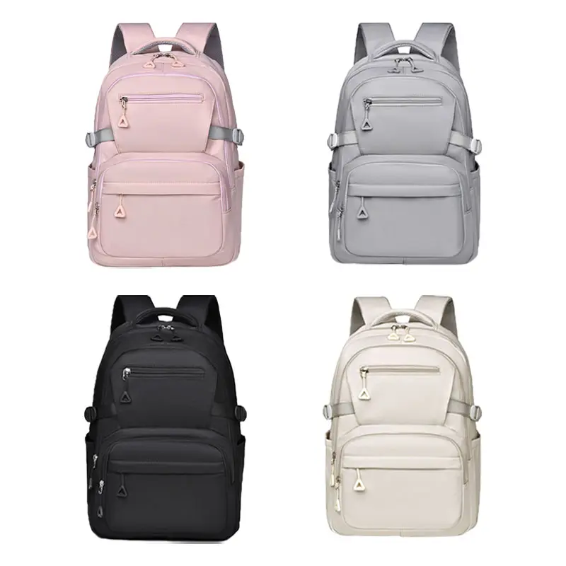Modern Casual Laptop Backpack, Waterproof Oxford Fabric Daypack for School, Work & Travel, Large Capacity with 15.6-Inch Shockproof Padded Sleeve, Backpacks For School