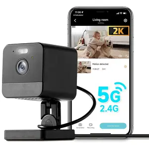3MP Intelligent Eseecloud WiFi Wireless Indoor Cube Security Camera - Wide-Angle Lens, Night Vision, Bidirectional Audio, Cloud Storage Support