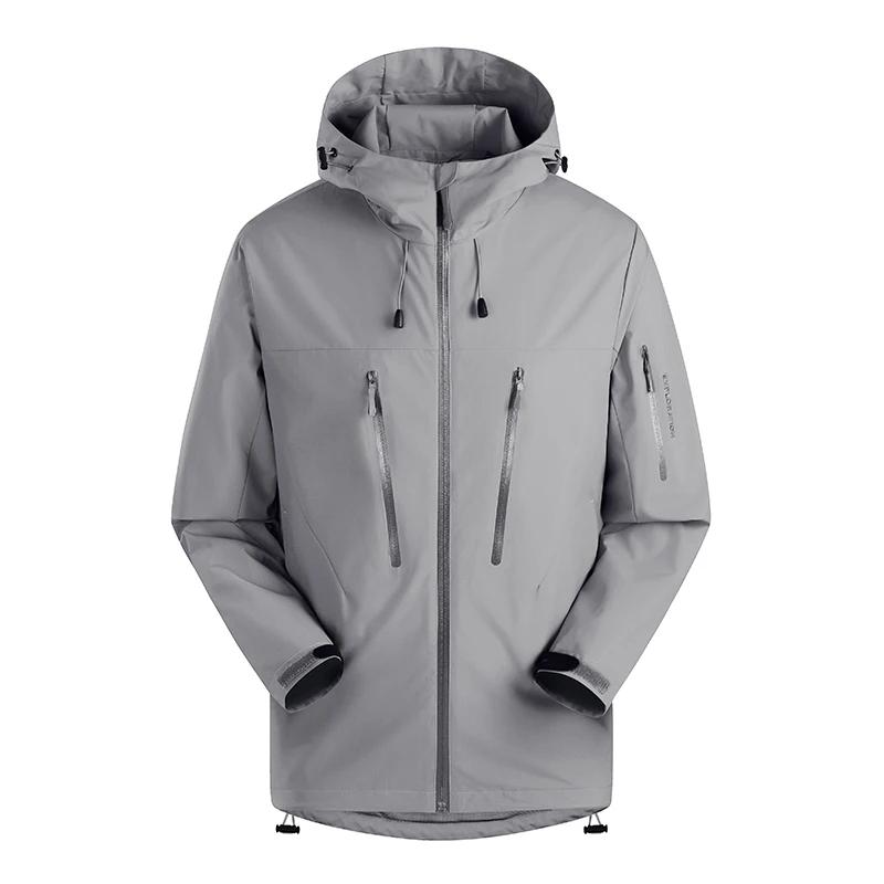 Kyn Apparel Spring New Men's Mountaineering Jacket Windproof and Waterproof Fabric Fashion Hip Hop Design Casual Oversize Outdoors Coat