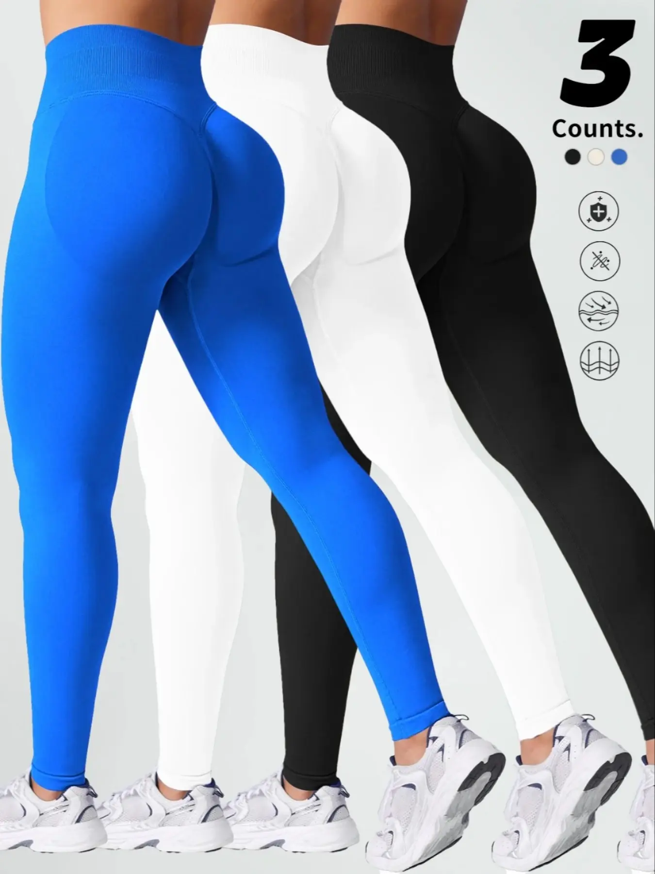 Qfen Sport Women's High Stretch Seamless Running Tight Legging Pants, Tummy Control Lifting Effect, Yoga Workout Gear, Fall & Winter, Seamless Sculpt Leggings