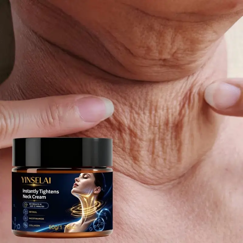 10x Collagen Bee Venom Neck Cream 50g, Tightens Chin and Neck, Rich in Collagen, Niacinamide, Hyaluronic Acid, Suitable for All Skin Types