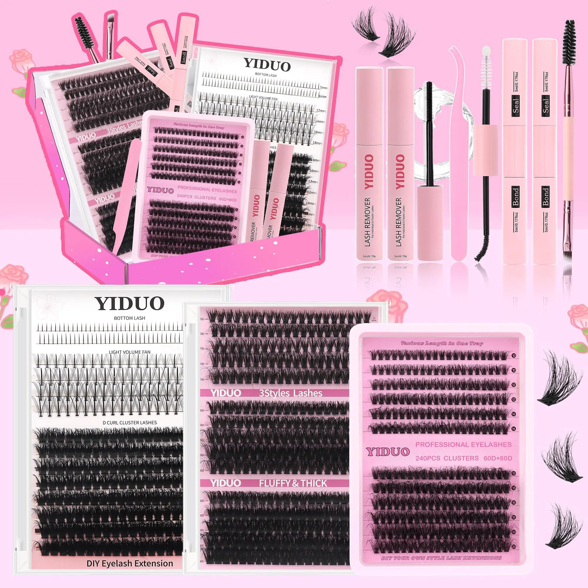 Individual False Eyelashes Kit