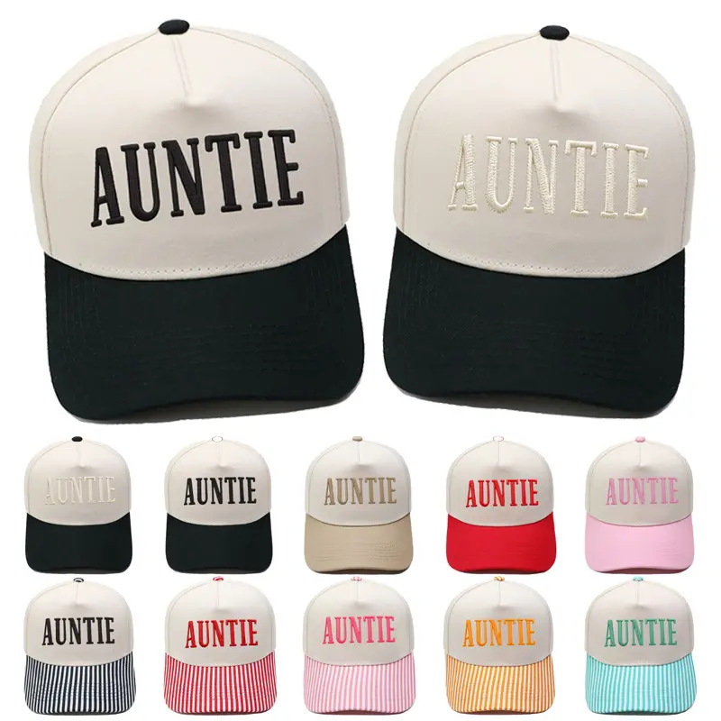 Viral "Auntie" Slogan Graphic Baseball Hat - Adjustable, All-Seasons, One-Size Fits Unisex Streetwear Sports & Outdoor Accessory, Gift for Women