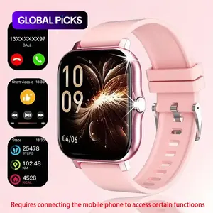 SIMSONLAB Multifunctional Touchscreen Smartwatch, 1 Count Fashionable Digital Watch with Weather Forecast & Music Control Function, Sports Smartwatch for Women & Men, Ideal Gift (Requires Connecting the Mobile Phone to Control Music & Call) #GLOBAL PICKS