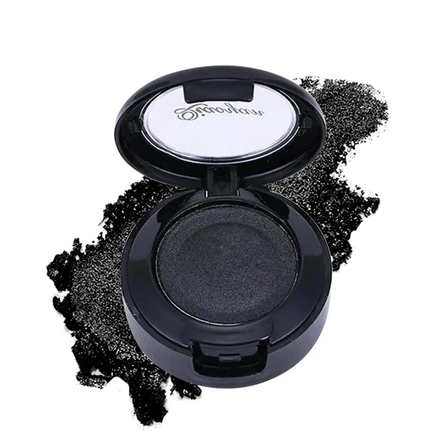 Silver Gray Matte Eyeshadow Single Shimmer Smoky Eyeshadow Palette Powder Eyeliner High Pigment Long-lasting Sombras De Ojos Profesional Eyeshadow Palette Makeup-Silver Gray