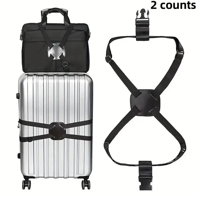 Travel Luggage Packing Strap, Stretchable Elastic Rope Binding Strap, Durable Luggage Strap for Travel, Outdoor, Camping, Hiking