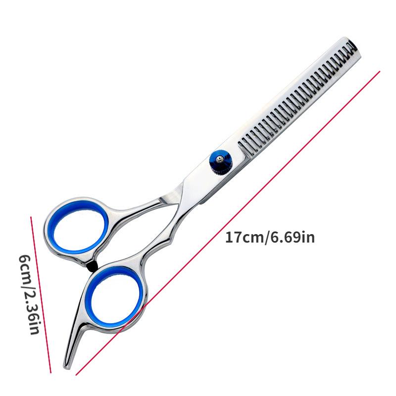 11Pcs Professional Hair Cutting Scissors Hairdressing Stainless Steel Haircut Thinning Shears Kits For Women Men Pets