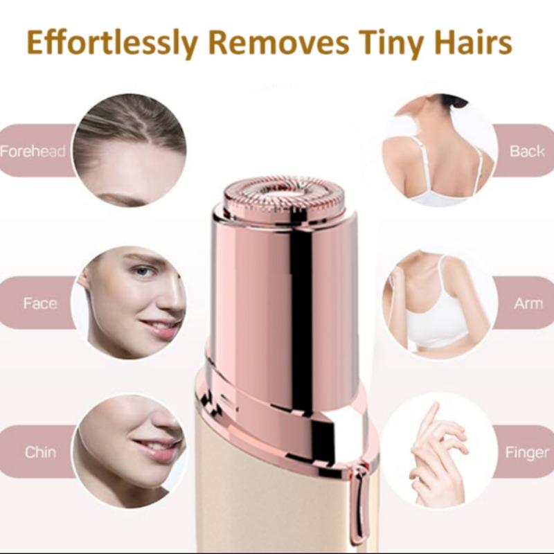 4-Pack Replacement Heads for Flawless Facial Hair Remover Gen 2 – Includes Cleaning Brush – Compatible Refill Blades for Finishing Touch Hair Removal Shaving Products