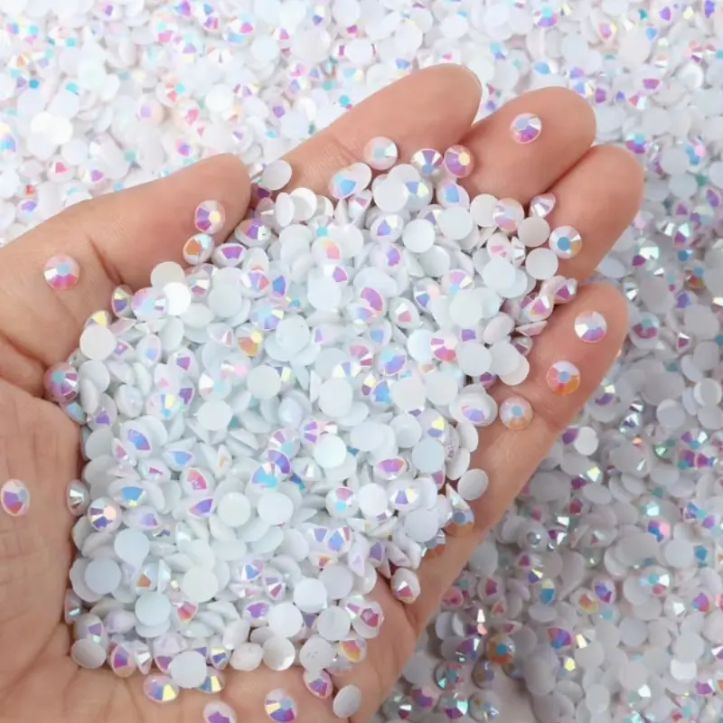 10000pcs 3mm Flat Back Jelly Resin Rhinestones, Decorative Stickers, Bling Rhinestone Decoration for Mugs, Bottles, Glassware, Clothing, Phone Cases, Bedazzling Kit, Diamong Art, Halloween Christmas Birthday Gifts for Women, Bling Kit